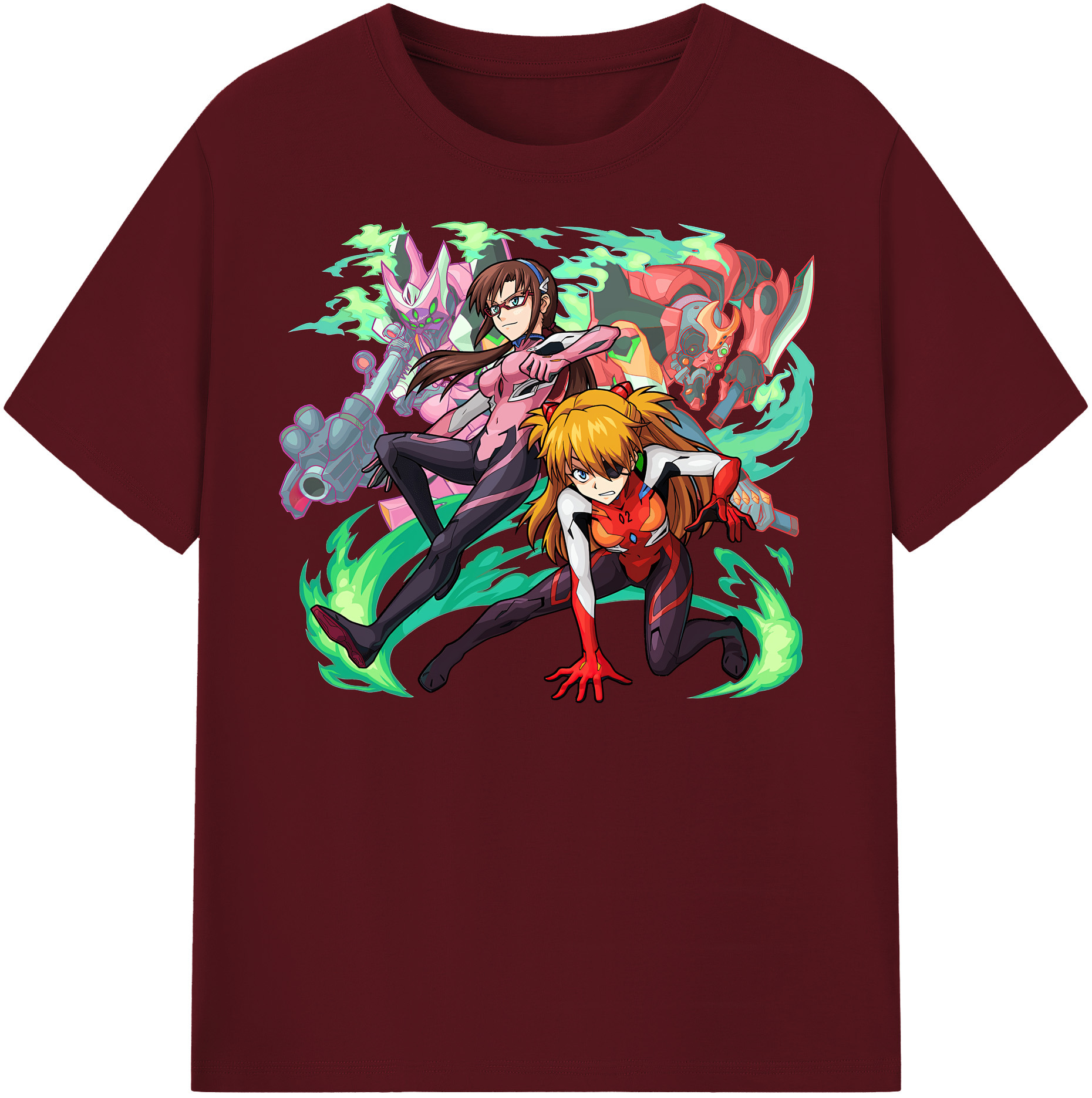 （画像用） EVA 新世紀エヴァンゲリオン 綿100％半袖Tシャツ（フロントプリント）